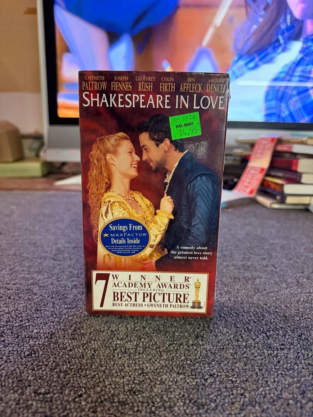 Miramax Shakespeare in Love VHS Tape 1998 Gwyneth Paltrow Sealed